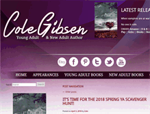 Tablet Screenshot of colegibsen.com